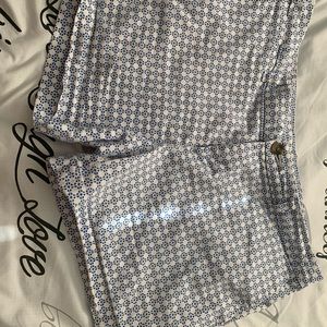 Blue and White Summer Shorts